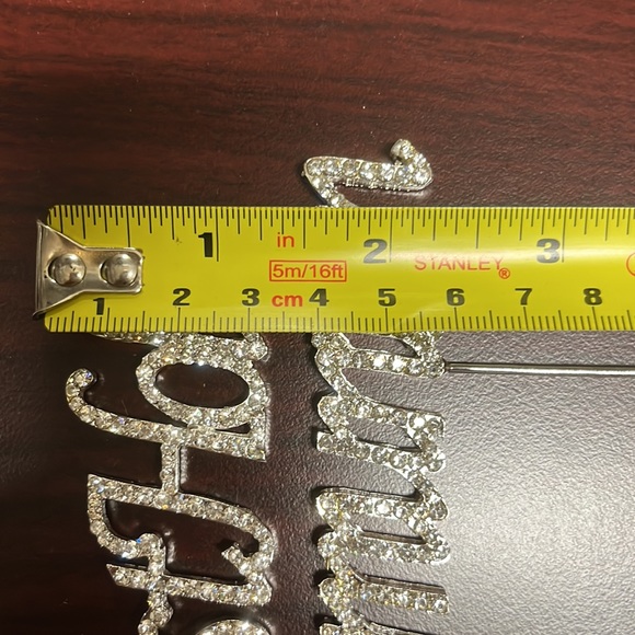 Rhinestone cake topper - Picture 6 of 7